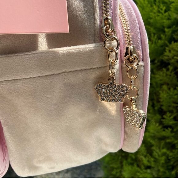 Juicy Couture Mini Backpack - Juicy Couture Cream and Pink Backpack - Crown Bag main image 5